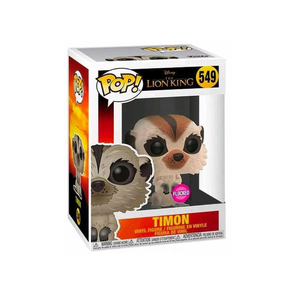 Funko Pop!: Disney #549 - The Lion King: Timon (Barnes & Noble: Flocked Exclusive) [Pop! Figures]