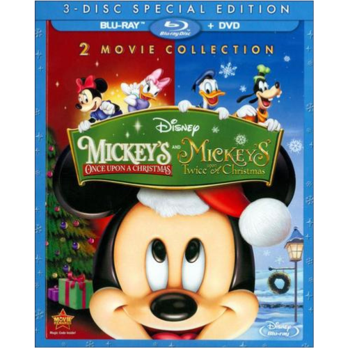 Mickey's Once Upon A Christmas And Mickey Twice Upon Christmas (2014) [Blu-Ray+DVD]